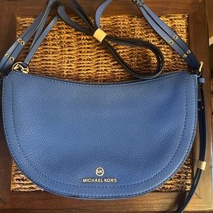 SOLD! Michael Kors blue crossbody